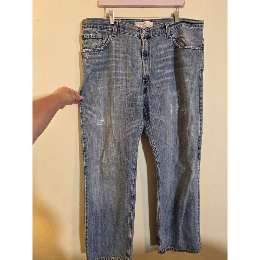 VTG Levis 559 Relaxed Straight Jeans Mens 40x32 Blue Denim Med. Wash 100% Cotton
